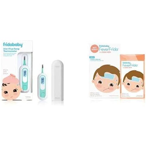 FridaBaby 3-in-1 True Temp Digital Thermometer + Cool Pads