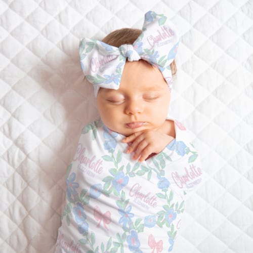 Swaddle Set | Bow & Bloom