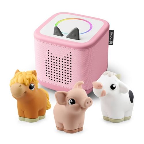 tonies Toniebox 2 Cloud Pink Starter Set: My First Tonies Farm