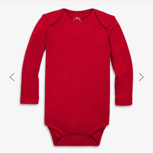 Organic long sleeve babysuit | Primary.com
