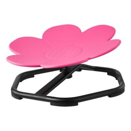 VEVOR Kids Swivel Chair, 220 lbs Capacity, Flower Shape Sensory Spinning Chair with Non-Slip Metal Base, Toddler Sit & Spin Seat, Red