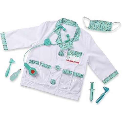 Melissa & Doug Doctor Role Play Costume Dress-Up Set (7 pcs) Frustration-Free Packaging