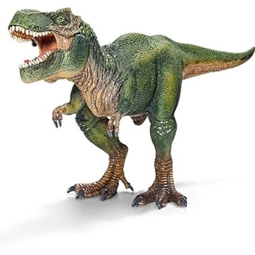 Schleich Dinosaurs - T Rex 11" Action Toy Figure - Jurassic Era Tyrannosaurus Rex Figurine with Movable Jaw - Realistic Big Dinosaur Toy - Fun Educational Play for Boys and Girls Ages 5+ | 14525