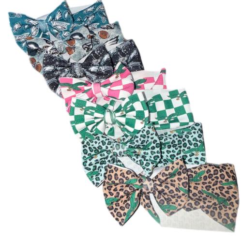 Philadelphia Eagles Headwrap Bows|Go Birds Baby Bows| Eagles Inspired Toddler Bows | NFL inspired Print | infant/toddler/girls/adult bows