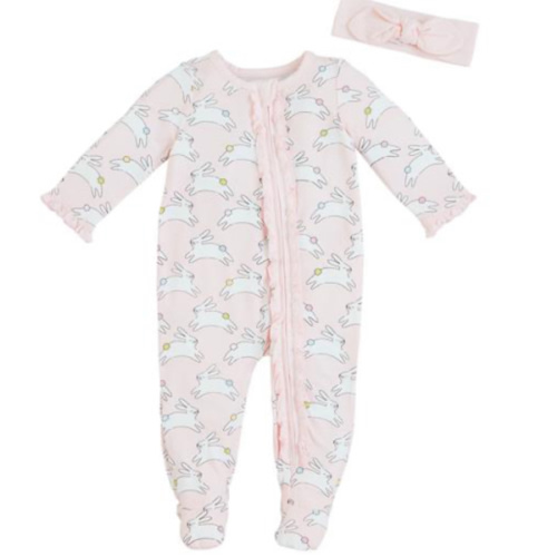 Pink Bunny Baby Sleeper