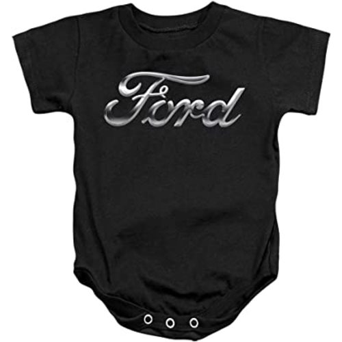 Ford Chrome Ford Logo Unisex Infant Snap Suit for Baby Boys and Girls