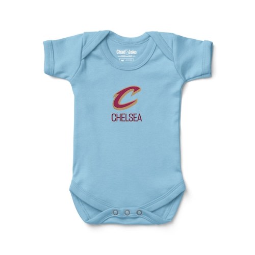 Infant & Newborn Cleveland Cavaliers Chad & Jake Blue Embroidered Bodysuit