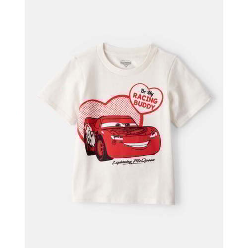 Toddler Boy Valentine's Day ©Disney/Pixar Cars Short-Sleeve Graphic Tee - Ivory | Carter's