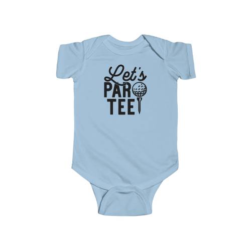 Funny Golf Onesie -Let's Par Tee Baby Bodysuit, Gifts for Dad Mom New Baby Gift Registry Party Lover Toddler Shirt