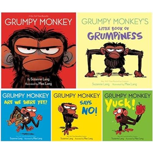 Grumpy Monkey Series 5 Books Set (Boardbook)
