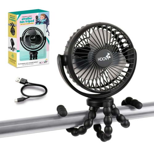 Hoovy Portable & Rechargeable Stroller Fan