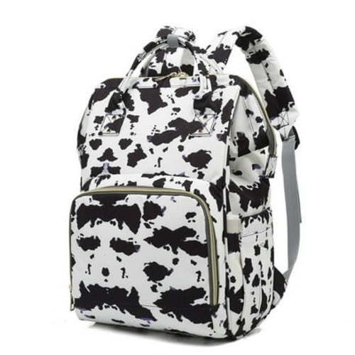 Aellinatey Cow Spots Print Diaper Bag Backpack Maternity Baby Changing Bag Large Capacity Backpacks Nursing Handbag