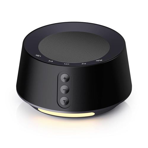BGOVERSS White Noise Machine 14 Soothing Sounds and Warm Night Light for Sleeping, 5 Timers and Memory Feature Plug in Sound Machine for SF407 SF407