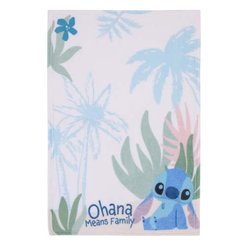 Disney Stitch Ohana Means Family Photo Op Baby Blanket