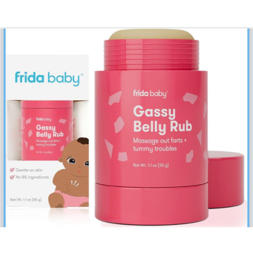 Frida Baby Gassy Belly Rub for Infant Gas Relief, Belly Massage Made w/Oil