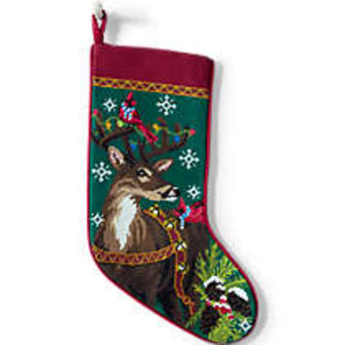 Needlepoint Personalized Christmas Stocking | Lands' End