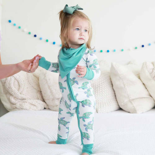 Totally Turtles Convertible Zip Romper