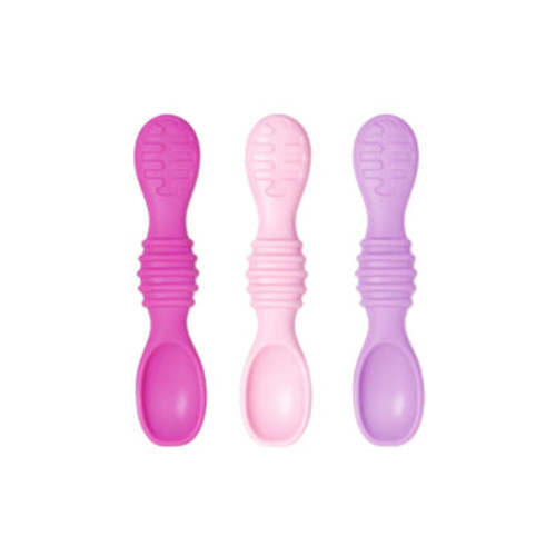 2-in-1 Silicone Infant Spoons for Dipping & Scooping | Bumkins Baby