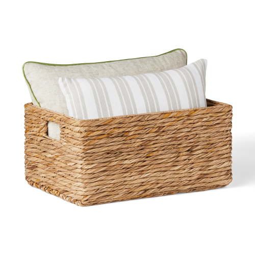 The Home Edit Natural Woven Medium Bin Basket, Bulrush Modular Storage System