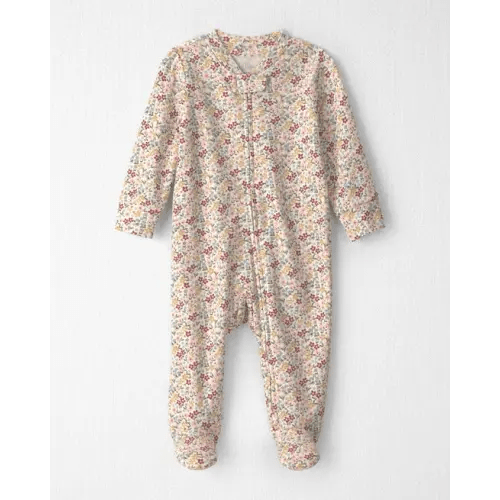 Baby Girl Organic Cotton Sleep & Play Pajamas in Floral - Little Planet | Carter's