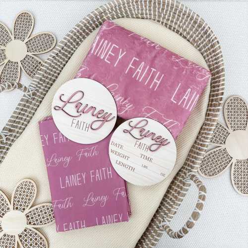 Newborn Name Blanket, baby name swaddle, first and middle name blanket, baby girl name swaddle, newborn swaddle blanket, soft kids blanket