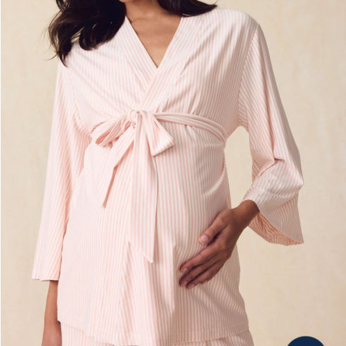 LAKE | Women | DreamModal® Pajamas | Fog Maternity Kimono Bundle