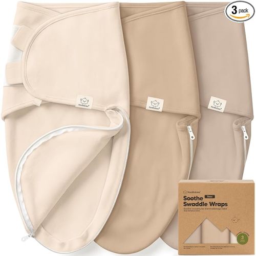 Baby Swaddle Sleep Sacks with Zipper - 3-Pack