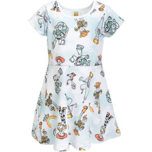 Disney Nightmare Before Christmas Toy Story Lion King Baby Girls French Terry Skater Dress Infant