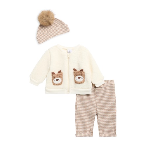 3-Piece Puppy Jacket, Pants & Hat Set
