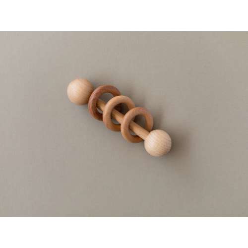 Organic Wooden Rattle | Montessori Baby Toy | Personalized Gift | Baby Rattle | Sensory Play | New Baby Gift | Photo Prop | Organic Rattle