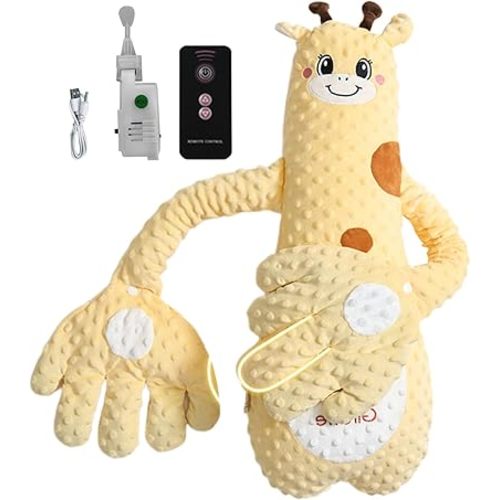 Sleep Toy, Patter Cushion Plush, Toy with Style, Item for Comfort Aid, Utility Product Line, Cushion for Sensory Play Naptime Breastfeeding New Parents Travel Interactive Adjustable Modes