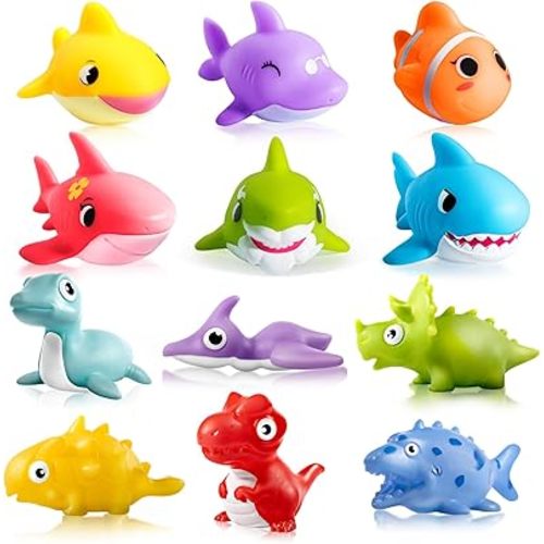 Hely Cancy Bath Toys for Kids - No Hole Baby Toys for 1 Year Old Infant Boys&Girls, Shower Water Pool Toys