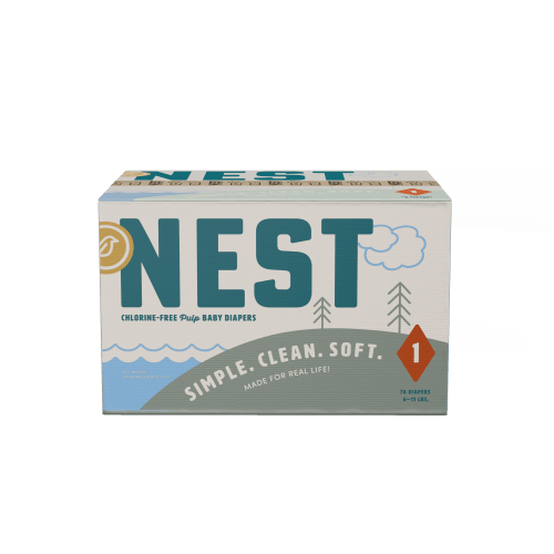 Nest Chlorine-Free Baby Diapers