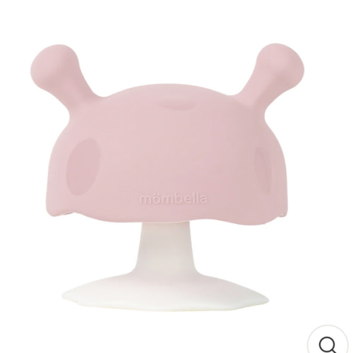 Mombella Mimi Mushroom Soothe Teether Toy For 3 Months Baby With A Fre – mombella