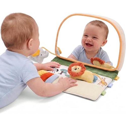 Tummy Time Mirror Toys, Baby Mirror Tummy Time, Sensory Toy for 0-12 Months