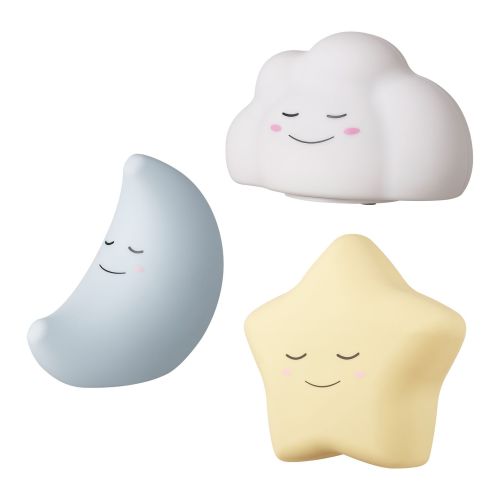 Globe Electric Set of 3 Multicolor Rechargable Tap Night Lights