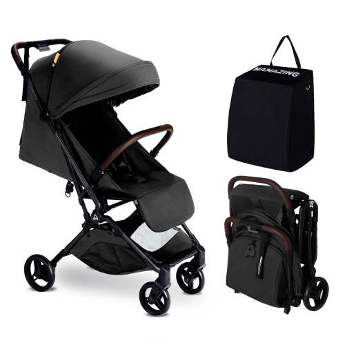 Mamazing Lightweight Carbon Fiber Baby Stroller, Compact Foldable Design, Infant to Toddler