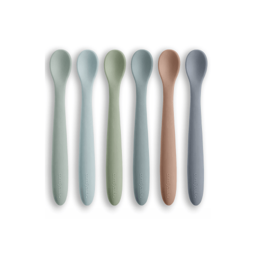 Silicone Baby Spoons Set, 6 Pack