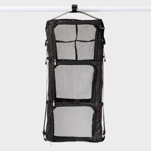 Packing Cube Shelf Black - Open Story™️: Solid Travel Luggage Accessory