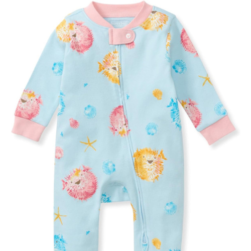 Burt's Bees Baby Unisex Sleep and Play Pajama, Footless One-Piece Zipper PJ