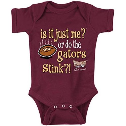 Smack Apparel Florida State Seminoles Fans. is It Just Me!? Garnet Onesie (NB-18M) and Toddler Tee (2T-4T)