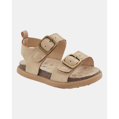 Baby Every Step® First Walker Faux Cork Sandals - Beige - Carter's | Carter's