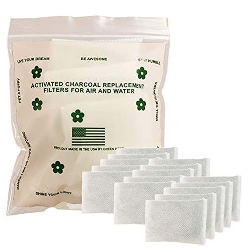 All-Natural Baby Diaper Pail Deodorizer | 15 Activated Charcoal Air Purifier Compatible with Diaper Genie & Ubbi Pails, Shoe Closets, Trash Cans, Pets (Pack of 15) Made in The USA