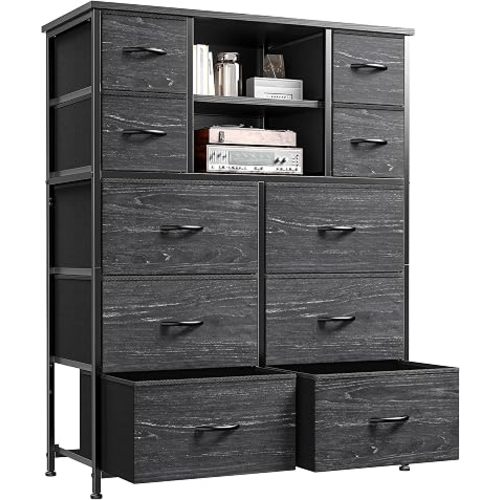 Romorgniz Dresser for Bedroom with Fabric Drawers, 48.2" H Bedroom Dresser for Entryway, Hallway, Dressing Room, Clothes Storage, Entryway