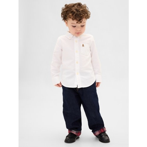 Baby & Toddler Flannel-Lined Baggy Jeans