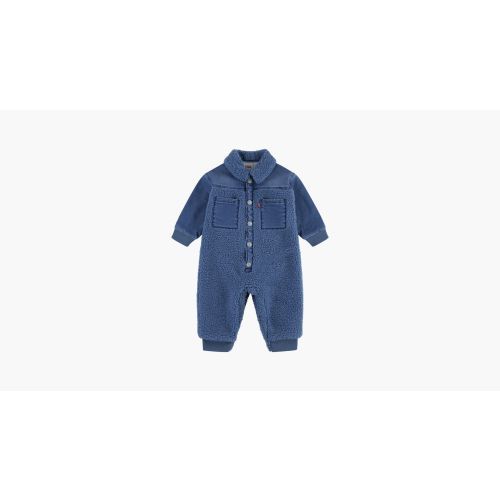 Denim Sherpa Coveralls Baby 12M-24M