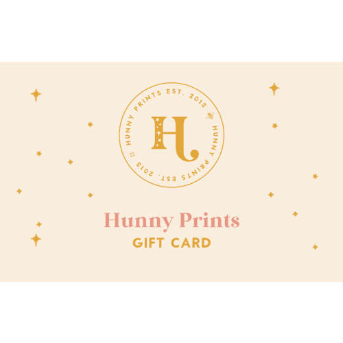 Hunny Prints® Gift Card: Email or Print at Home