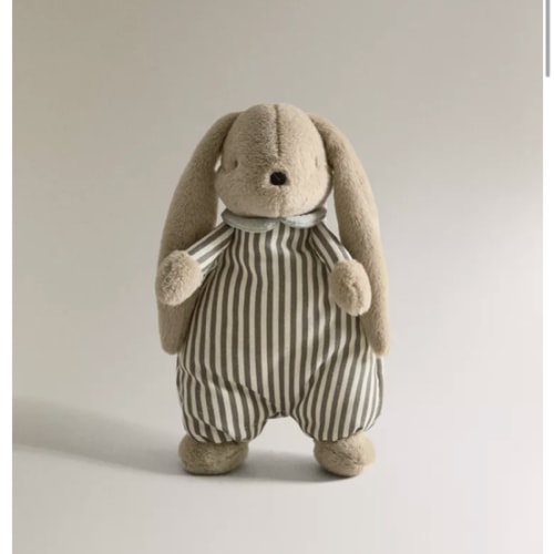 KIDS' RABBIT MUSICAL PLUSH TOY - Dark beige | ZARA United States