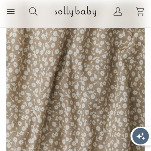 Solly Baby Wrap - Cream Floral