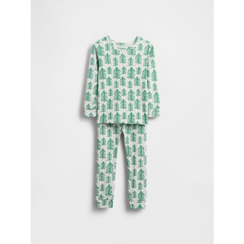 Baby & Toddler Organic Brushed Cotton Holiday PJ Set